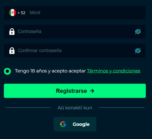Regístrate en el casino Rajajoy.